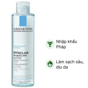 Nước tẩy trang La Roche-Posay Effaclar làm sạch sâu, dịu da chai 200ml - 07/2024 | nhathuocchangpharma.com