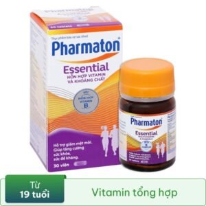Pharmaton Essential bổ sung vitamin và khoáng chất chai 30 viên - 08/2024 |nhathuocankhang.com