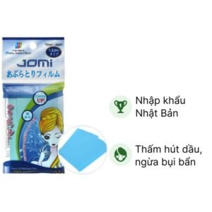 Phim thấm dầu Jomi thấm hút dầu, ngừa bụi bẩn gói 70 tờ - 07/2024 | nhathuocchangpharma.com