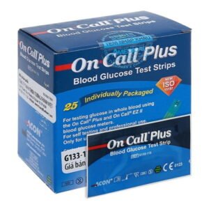 Que thử đường huyết On Call Plus hộp 25 que - 07/2024 | nhathuocchangpharma.com