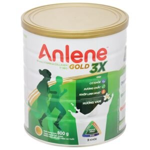 Sữa bột Anlene Gold 3X giúp xương chắc khỏe hương vani lon 800g - 07/2024 | nhathuocchangpharma.com