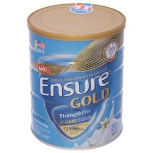 Sữa bột Ensure Gold Strengthpro tăng cường sức khỏe hương vani ít ngọt lon 800g - 07/2024 | nhathuocchangpharma.com