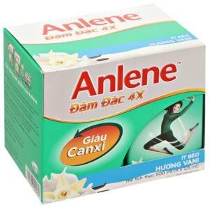 Sữa bột pha sẵn Anlene đậm đặc 4x giàu canxi hương vani lốc 4 hộp x 125ml - 07/2024 | nhathuocchangpharma.com