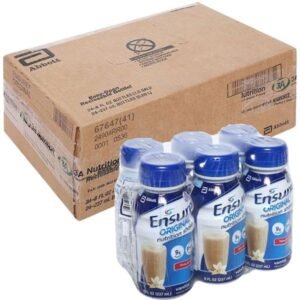 Sữa bột pha sẵn Ensure Original bổ sung dinh dưỡng đầy đủ hương vani thùng 24 chai x 237ml - 07/2024 | nhathuocchangpharma.com
