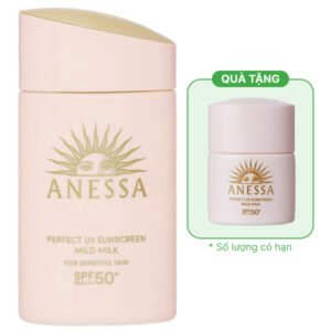 Sữa chống nắng Anessa Mild Milk SPF50+/PA++++ dịu nhẹ cho da nhạy cảm chai 60ml - 07/2024 | nhathuocchangpharma.com