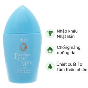 Sữa chống nắng Senka Perfect UV Milk SPF 50+/PA++++ chai 40ml - 07/2024 | nhathuocchangpharma.com
