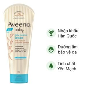Sữa dưỡng thể Aveeno Baby bảo vệ, dưỡng ẩm cho da em bé suốt 24h tuýp 227g - 07/2024 | nhathuocchangpharma.com