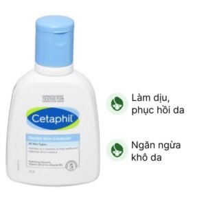 Sữa rửa mặt Cetaphil Gentle Skin Cleanser làm sạch dịu nhẹ chai 125ml - 07/2024 | nhathuocchangpharma.com