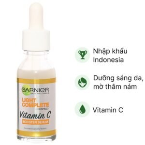 Serum Garnier Light Complete Vitamin C tăng cường trắng da, mờ thâm lọ 30ml - 07/2024 | nhathuocchangpharma.com