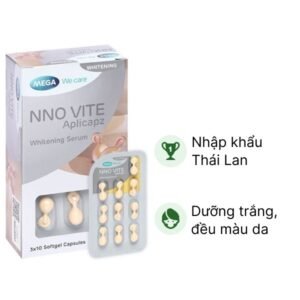 Serum NNO Vite Aplicapz dưỡng trắng da hộp 30 viên - 07/2024 | nhathuocchangpharma.com