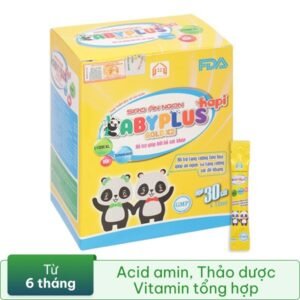 Siro ăn ngon Baby Plus Gold x2 giúp bồi bổ sức khỏe, tăng cường tiêu hóa hộp 30 gói x 10ml - 08/2024 |nhathuocankhang.com