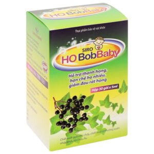 Siro Ho BobBaby hỗ trợ giảm ho, đau rát họng hộp 30 gói x 5ml - 07/2024 | nhathuocchangpharma.com