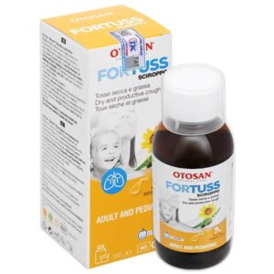 Siro ho ForTuss Otosan làm dịu cổ họng, giảm các triệu chứng ho chai 180g - 07/2024 | nhathuocchangpharma.com