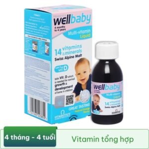 Siro Vitabiotics Wellbaby bổ sung vitamin cho bé chai 150ml - 07/2024 | nhathuocchangpharma.com