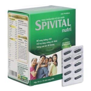 Spivital Nutri hỗ trợ tăng cường sức khỏe hộp 100 viên - 07/2024 | nhathuocchangpharma.com