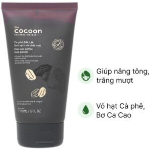 Tẩy tế bào chết Cocoon hạt cà phê Đắk Lắk làm sạch da mặt tuýp 150ml - 07/2024 | nhathuocchangpharma.com