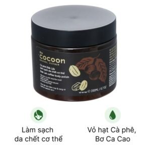 Tẩy tế bào chết Cocoon hạt cà phê làm sạch da chết cơ thể hũ 200ml - 07/2024 | nhathuocchangpharma.com