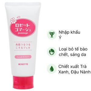 Tẩy tế bào chết Rosette dành cho da khô tuýp 180g - 07/2024 | nhathuocchangpharma.com