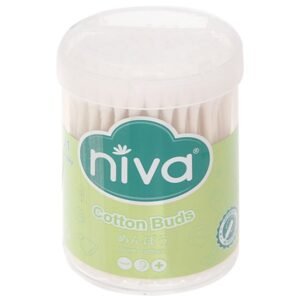 Tăm bông ráy tai Niva AJ1 thân giấy đầu tròn và xoắn hũ 100 que - 07/2024 | nhathuocchangpharma.com