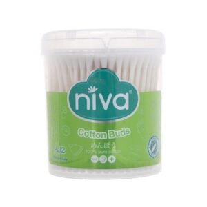 Tăm bông ráy tai Niva AJ2 thân giấy đầu tròn và xoắn hũ 200 que - 07/2024 | nhathuocchangpharma.com