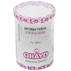 Tăm bông trẻ em Ohayo JP02 đầu xoắn/tròn hũ 160 que - 07/2024 | nhathuocchangpharma.com