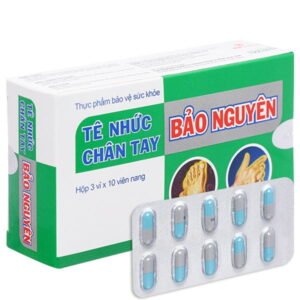 Tê nhức chân tay Bảo Nguyên hoạt huyết, mạnh gân cốt hộp 30 viên - 07/2024 | nhathuocchangpharma.com