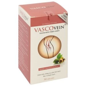 Vascovein hỗ trợ giảm triệu chứng suy giãn tĩnh mạch hộp 30 viên - 07/2024 |nhathuocchangpharma.com