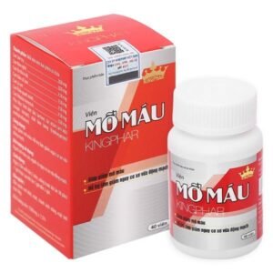 Viên Mỡ Máu Kingphar giúp giảm nguy cơ xơ vữa động mạch, giảm mỡ máu hộp 40 viên - 07/2024 | nhathuocchangpharma.com