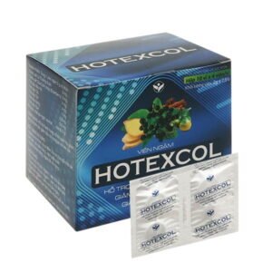 Viên ngậm Hotexcol hỗ trợ giảm ho, đau rát họng hộp 40 viên - 07/2024 | nhathuocchangpharma.com