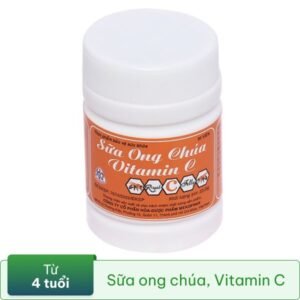 Viên ngậm Sữa Ong Chúa Vitamin C tăng sức đề kháng chai 30 viên - 08/2024 |nhathuocankhang.com