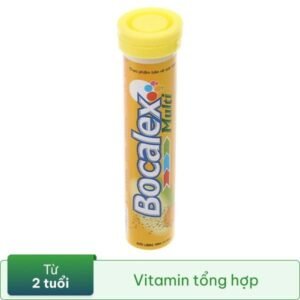 Viên sủi Bocalex Multi hỗ trợ tăng đề kháng tuýp 20 viên - 07/2024 | nhathuocchangpharma.com