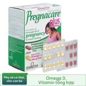 Vitabiotics Pregnacare Plus Omega 3 bổ sung vitamin & khoáng chất cho bà bầu hộp 56 viên - 07/2024 | nhathuocchangpharma.com