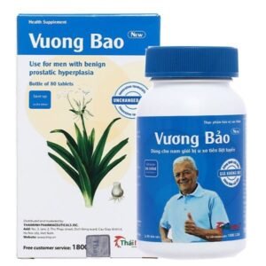 Vương Bảo New giảm nguy cơ phát triển của u phì đại tiền liệt tuyến hộp 80 viên - 07/2024 |nhathuocchangpharma.com
