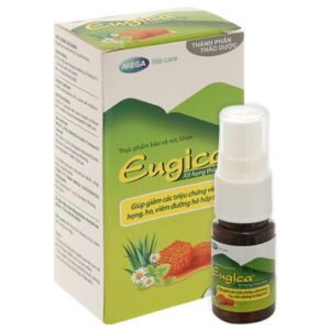 Xịt họng thảo dược Eugica hỗ trợ giảm ho, đau rát họng chai 10ml - 07/2024 | nhathuocchangpharma.com