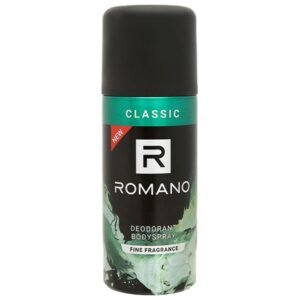 Xịt khử mùi Romano Classic ngăn mùi, kháng khuẩn chai 150ml - 07/2024 | nhathuocchangpharma.com