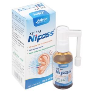 Xịt tai Nipass hỗ trợ giảm viêm tai, kháng khuẩn chai 30ml - 07/2024 | nhathuocchangpharma.com
