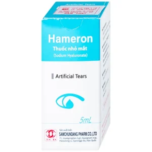 Thuốc nhỏ mắt Hameron hỗ trợ làm giảm khô mắt và làm chất bôi trơn khi sử dụng kính áp tròng 5ml